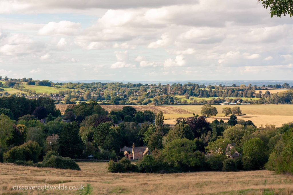 Views across Broad Campden towards Chipping Campden