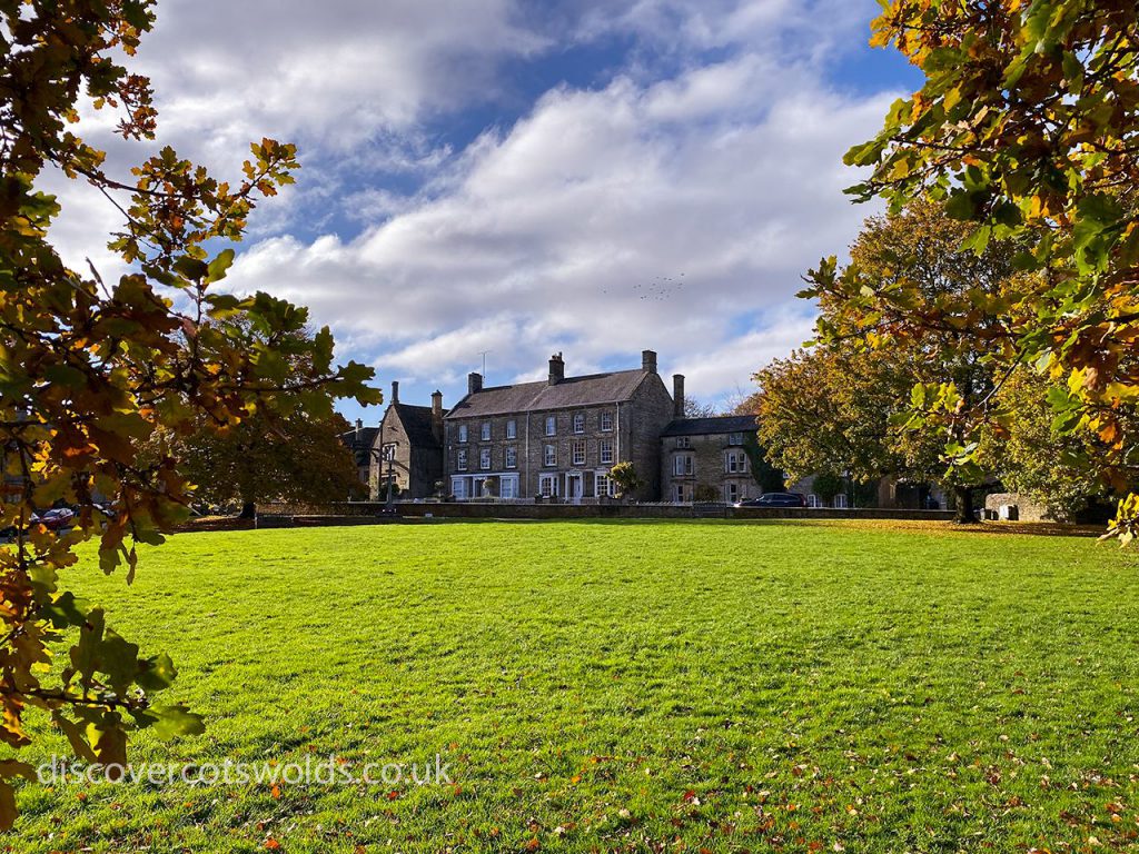 A view across the Church Green in Shipton under Wychwood