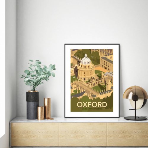 Radcliffe Camera illustrated poster