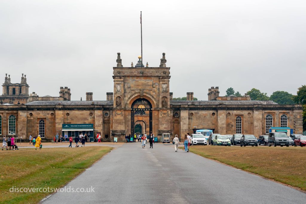The approach leading to the entrance of Blenheim Palace
