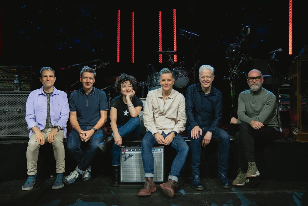 Deacon Blue sitting down