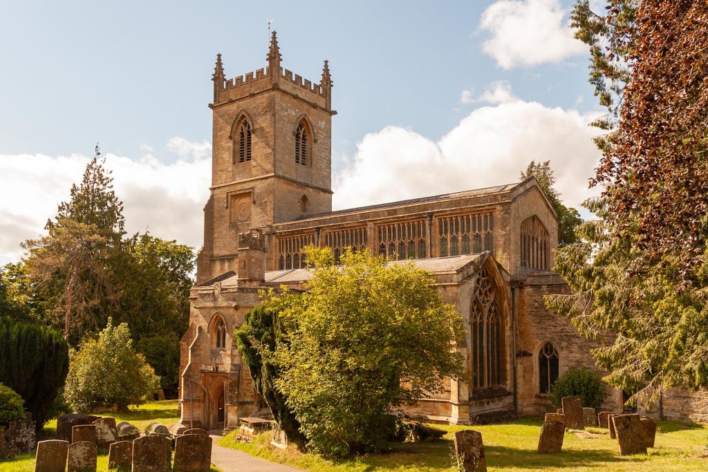St Mary's wool church in Chipping Norton, its nave rebuilt in the late 15th century